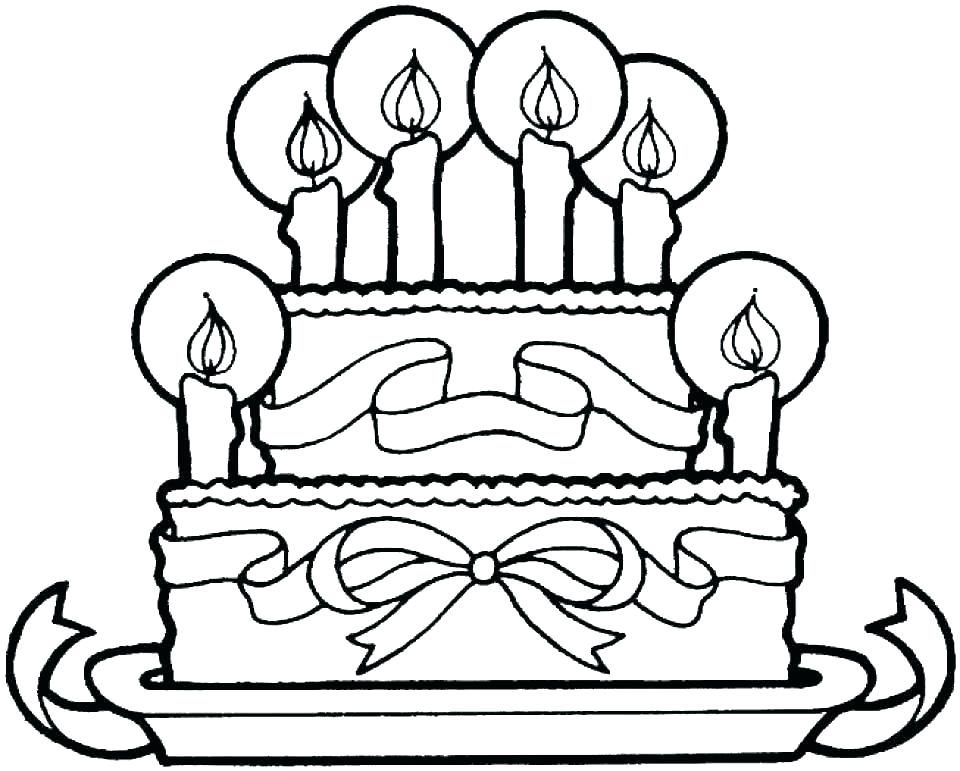 960x771 Coloring Pages Of Cakes