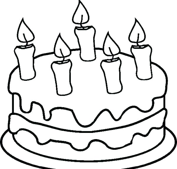 Birthday Candle Coloring Page at GetDrawings | Free download