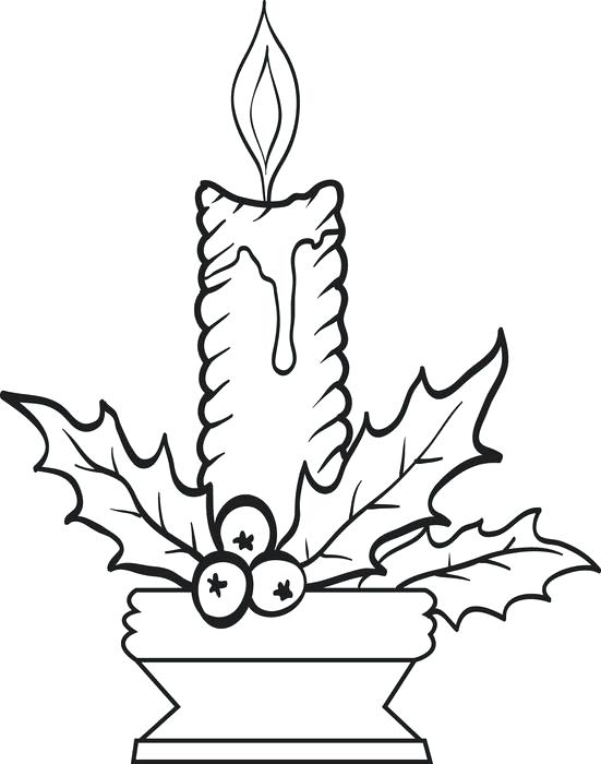 551x700 Candles Coloring Page Free Coloring Birthday Candle Coloring Pages