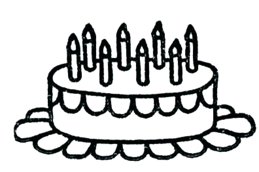 1024x682 Coloring Page Cake Birthday Candle Coloring Page Coloring Pages