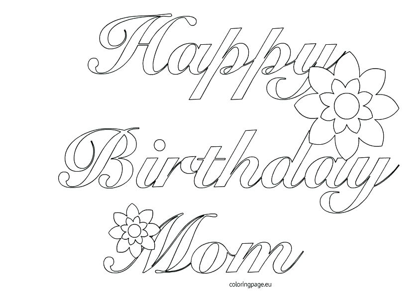 842x595 Coloring Pages For Birthday Cards Coloring Page Birthday Card