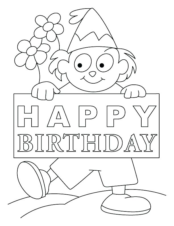 612x792 Birthday Card Coloring Page Birthday Cards Happy Birthday Dad
