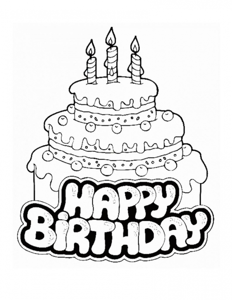 742x960 Get This Happy Birthday Coloring Pages Free Printable !