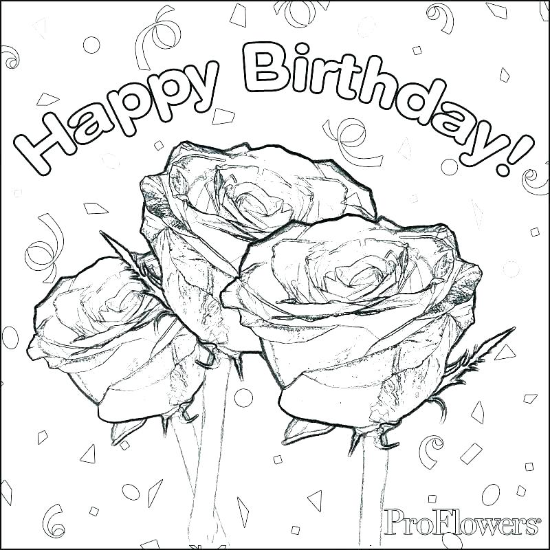 800x800 Free Birthday Coloring Pages