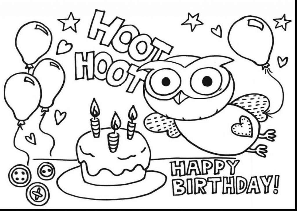 1024x727 Free Birthday Coloring Pages
