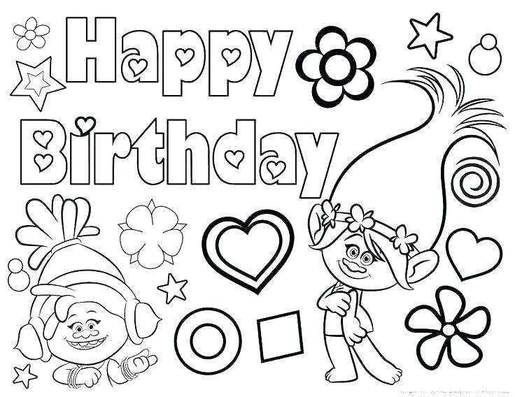 736x568 Free Birthday Coloring Pages Birthday Coloring Pages Printable