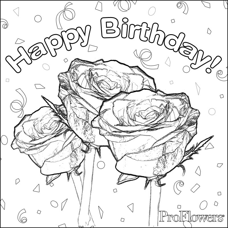 800x800 Happy Birthday Mom Coloring Pages