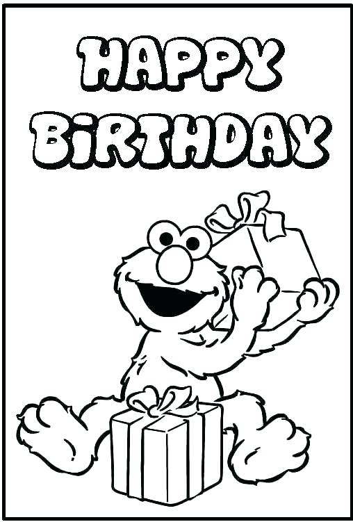 508x751 Printable Birthday Coloring Pages