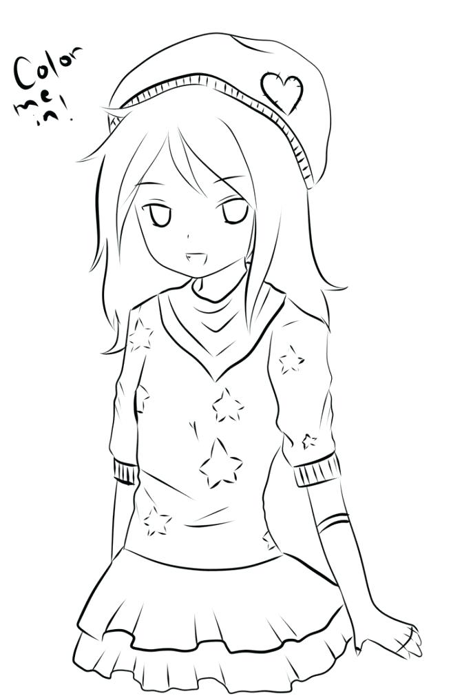 687x1010 Birthday Girl Coloring Pages Girl Scout Birthday Coloring Pages