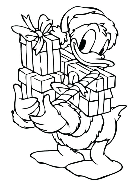 533x768 Christmas Present Coloring Pages With Presents Coloring Page Free