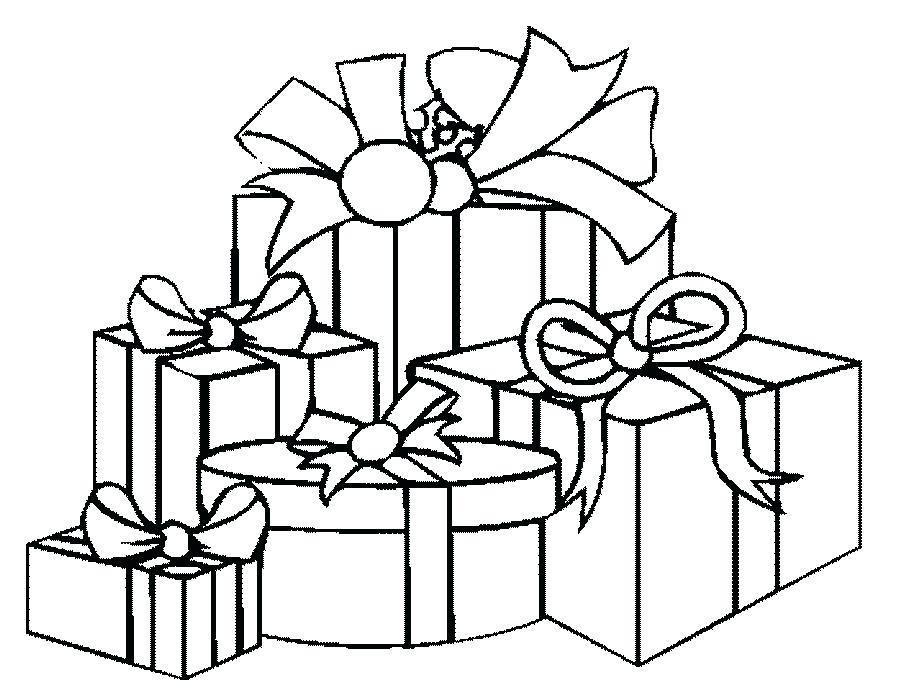 903x700 Printable Birthday Present Coloring Pages Of Presents