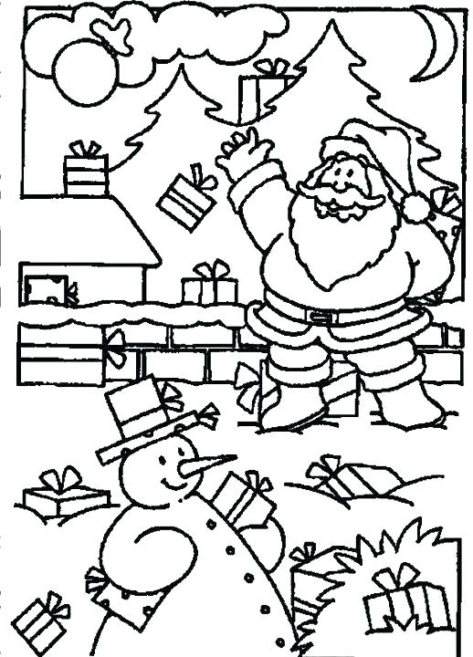518x720 Presents Coloring Page