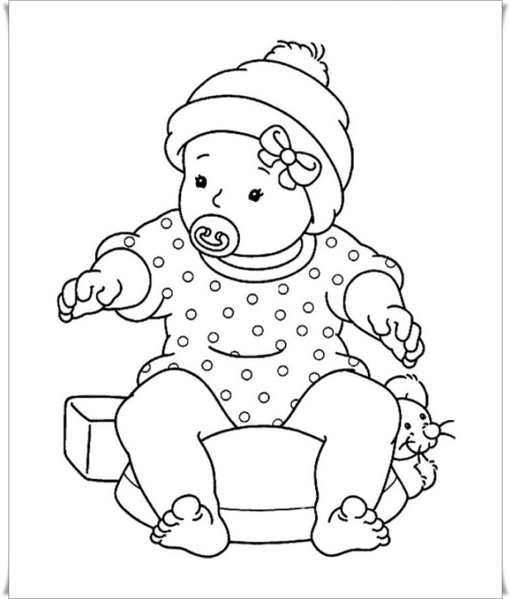 728x853 Bitty Babies Color Sheets Coloring Pages Kids