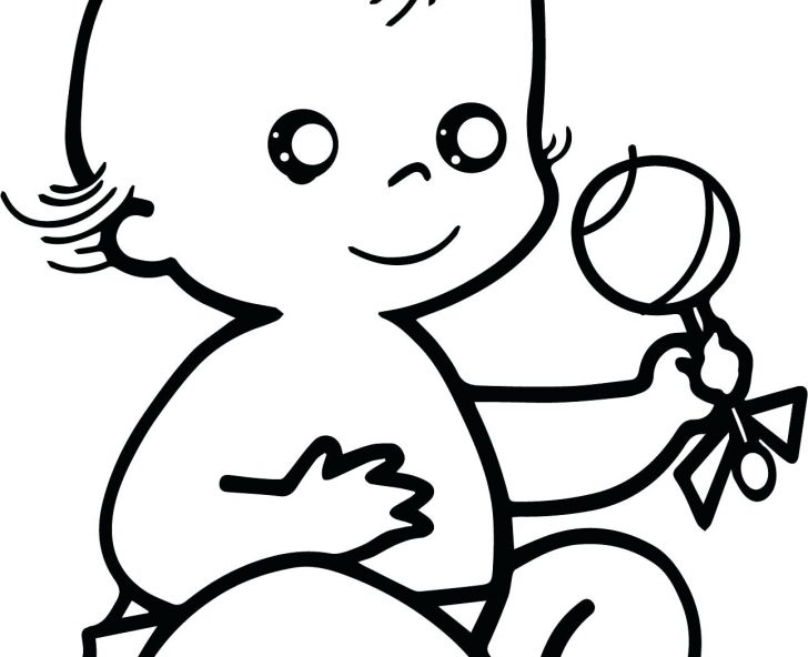 728x592 Printable Baby Coloring Pages Childrens Bible Story For Girls