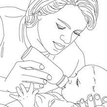 220x220 New Baby Coloring Pages