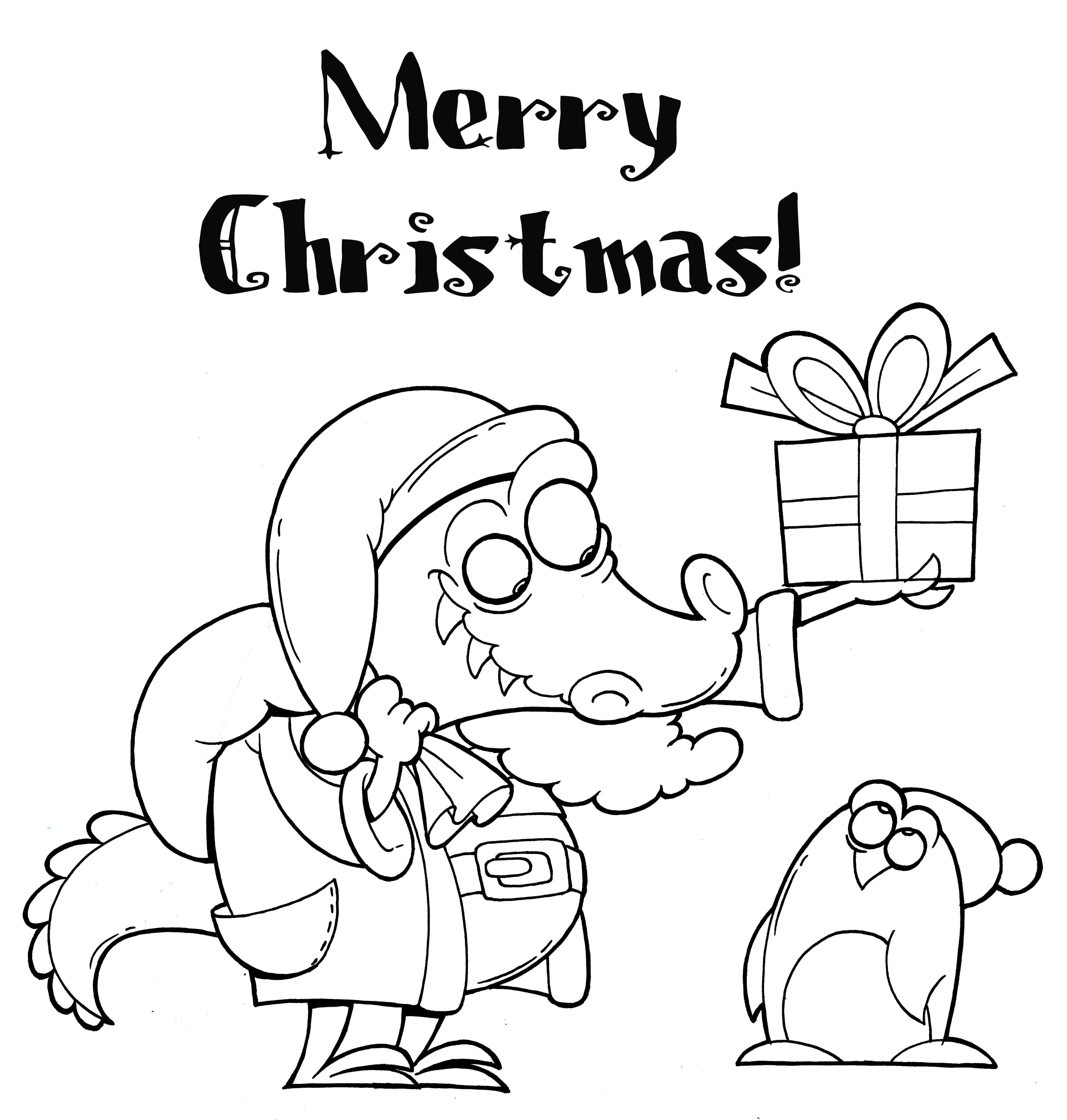 4702x4934 Christmas Coloring Pages