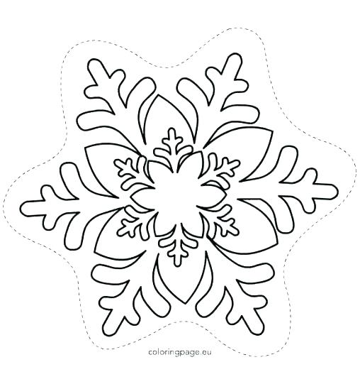 508x548 Snowflakes Coloring Page Coloring Pages Snowflake Coloring Page