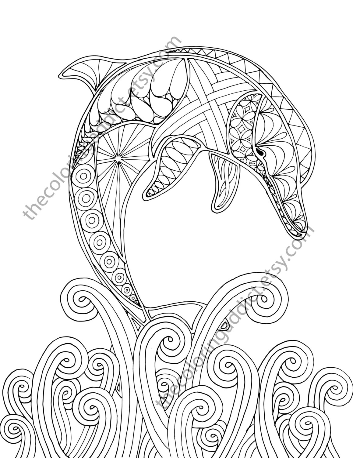 1159x1500 Black And White Coloring Pages For Adults
