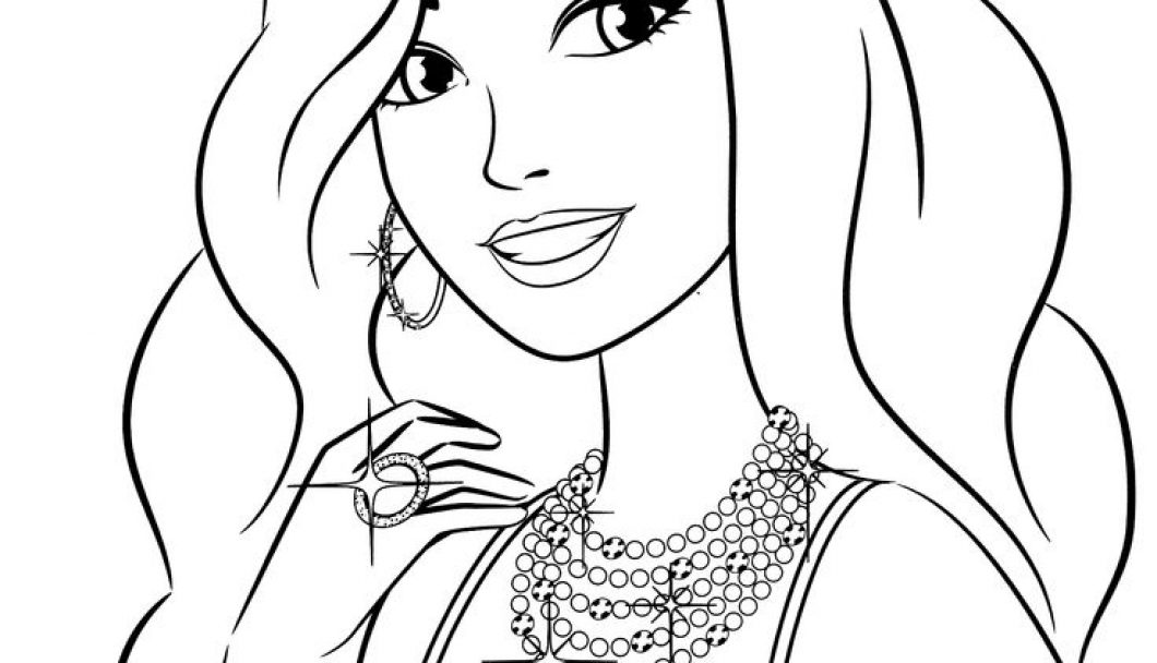 1060x608 Barbie Coloring Pages Free Timykids