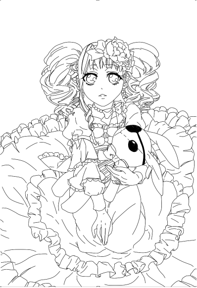 398x582 Amazing Black Butler Coloring Pages Model