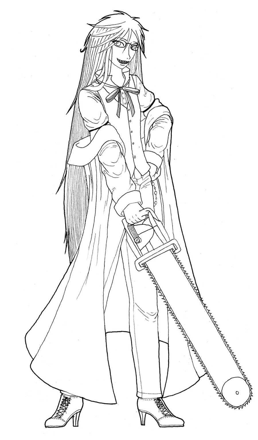 900x1534 Pioneering Black Butler Coloring Pages Alert F