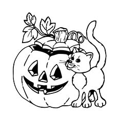 230x230 Top Free Printable Halloween Cat Coloring Pages Online