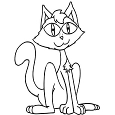 230x230 Top Free Printable Halloween Cat Coloring Pages Online