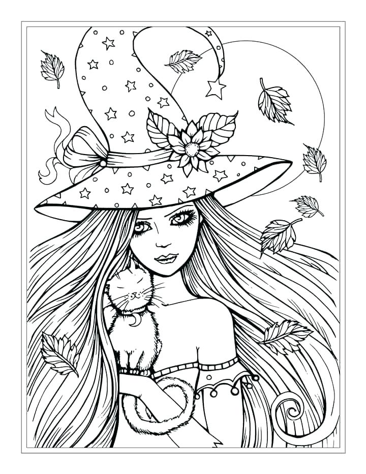 720x932 Halloween Coloring Printable Pages
