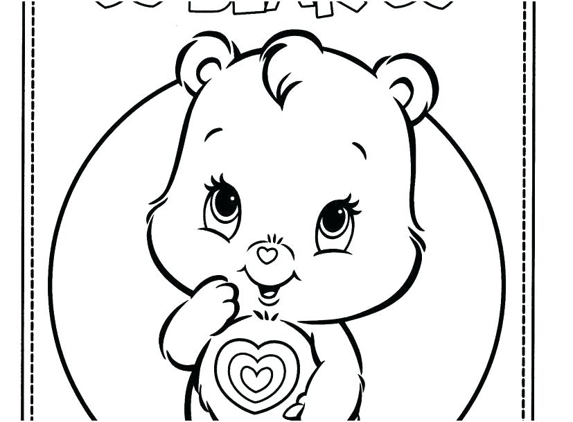 827x609 Coloring Page Bear