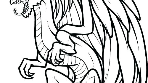 500x280 Dragon Printable Coloring Pages As Well As Dragon Printable