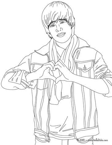 364x470 Justin Bieber Love Sign Coloring Page Birthday Ideas