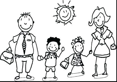 476x333 Family Coloring Pages Coloring Pages Family Family Color Pages