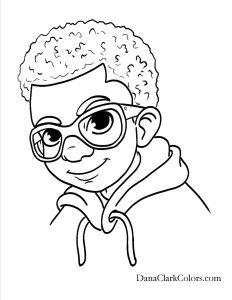 232x300 Adorable Coloring Pages Of Little Girls Of Color Black Is
