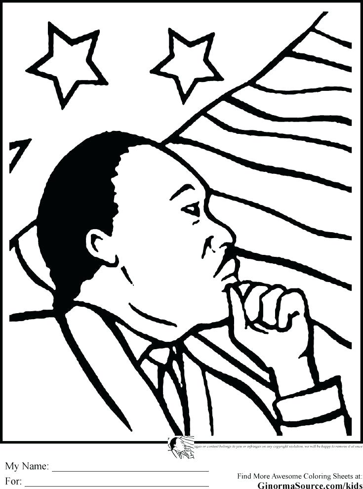 735x990 Black History Month Coloring Pages Printable Color Martin King