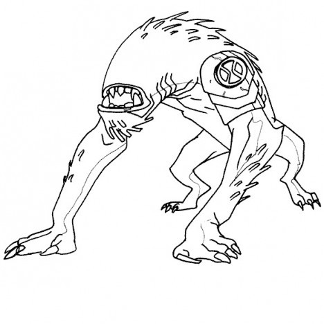 468x468 Ben Ten Coloring Pages Beautiful Black Mamba Coloring Pages