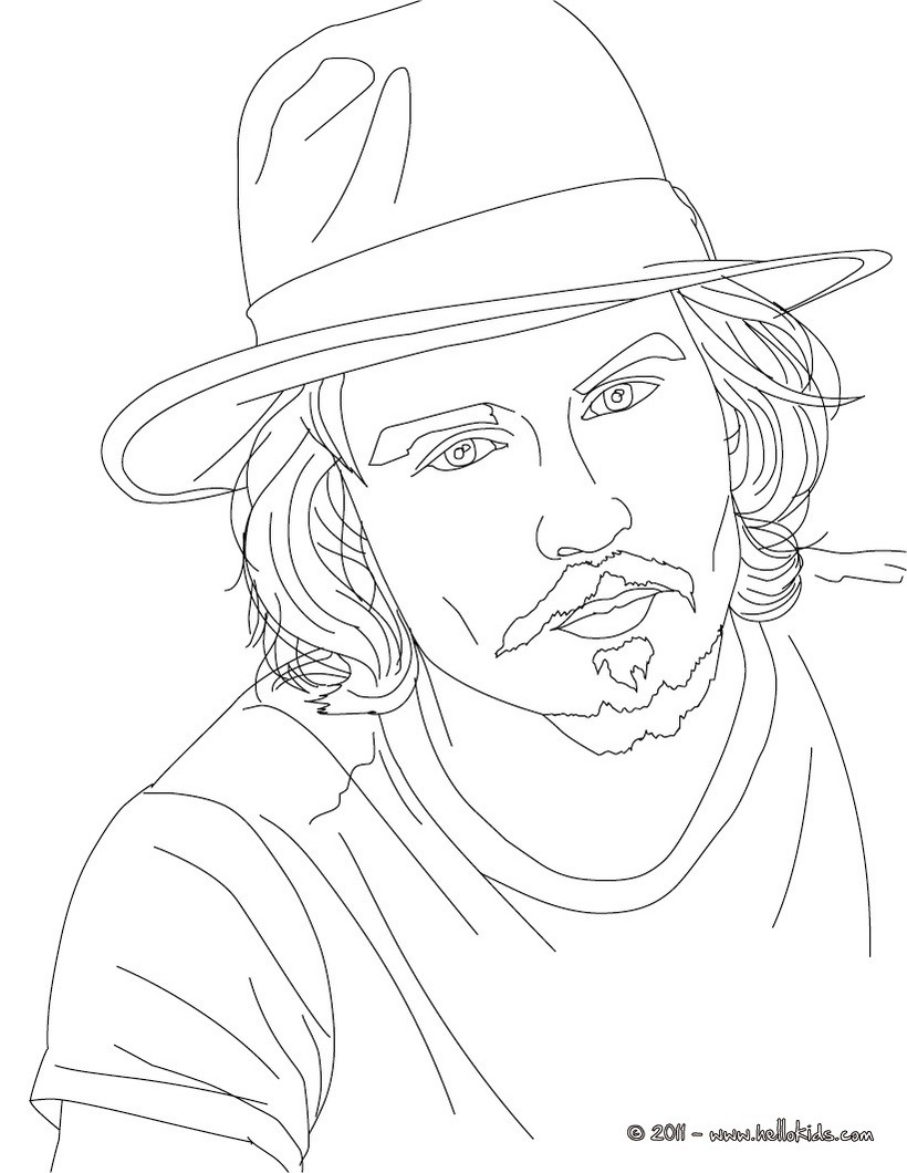 820x1060 Jack Black Coloring Pages