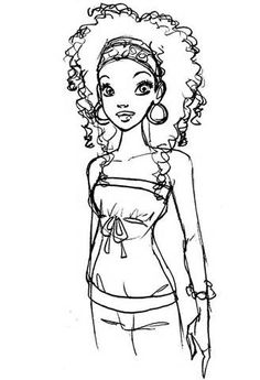 236x345 Awesome Printable African American Coloring Pages Online