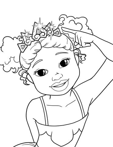 371x480 I'm A Pretty Princess Free Coloring Pages