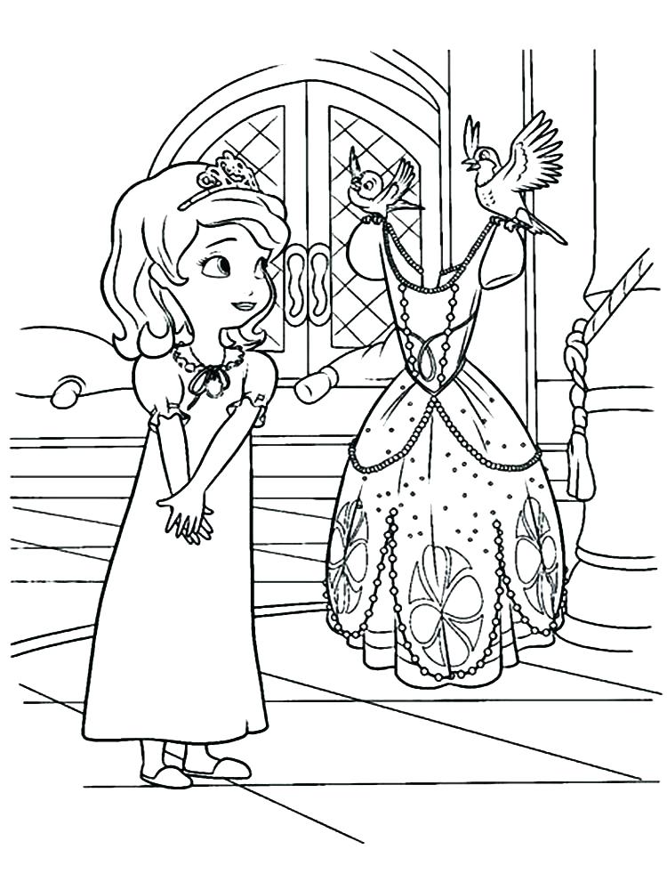 750x1000 Sofia Coloring Pages Free Princess Colouring Pictures To Print