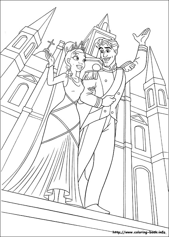 567x794 The Princess And The Frog Coloring Pages On Coloring