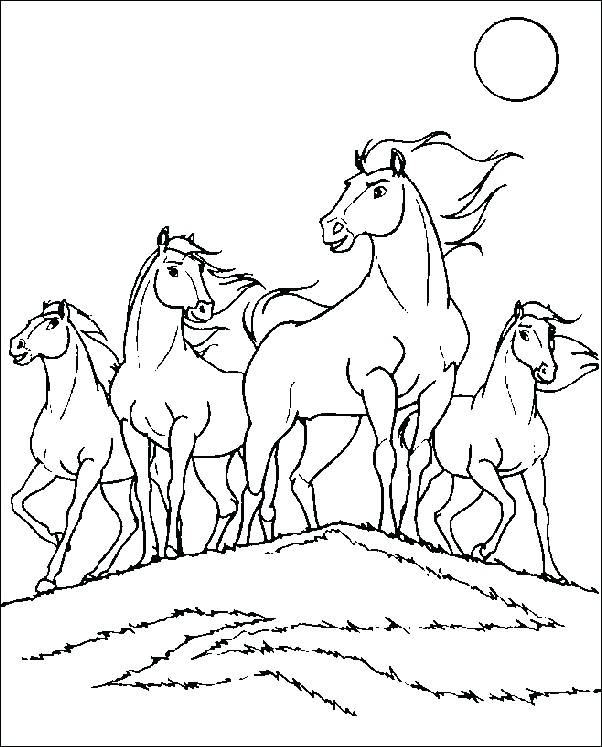 602x747 Spirit Horse Coloring Pages Coloring Pages Spirit The Wild Horse