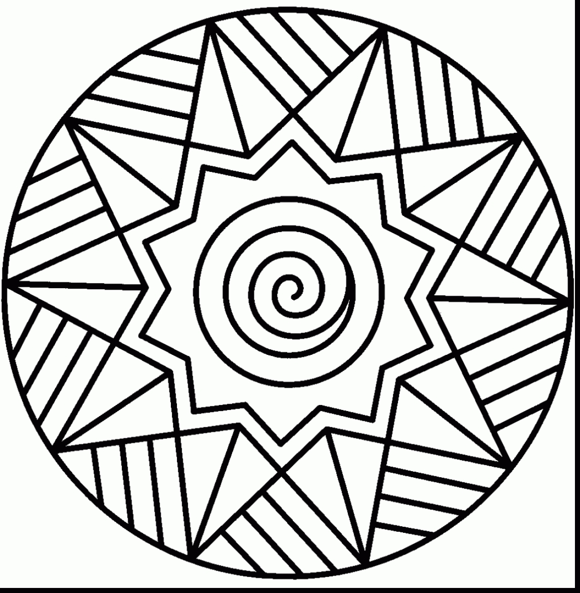 1147x1173 Awesome Mandala Coloring Pages For Kindergarten Collection