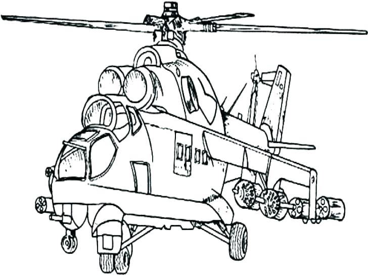 728x546 Helicopter Coloring Pages