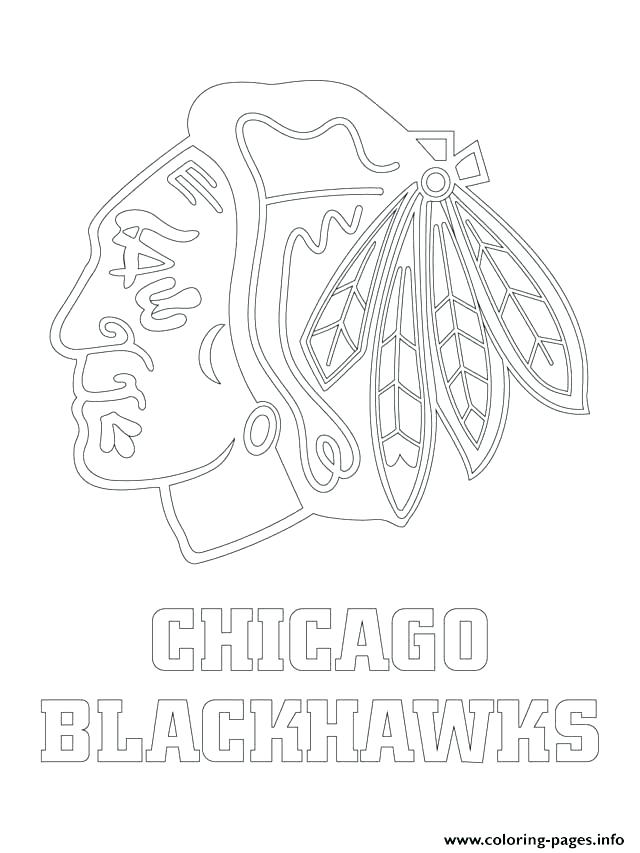 640x853 Chicago Blackhawks Coloring Pages