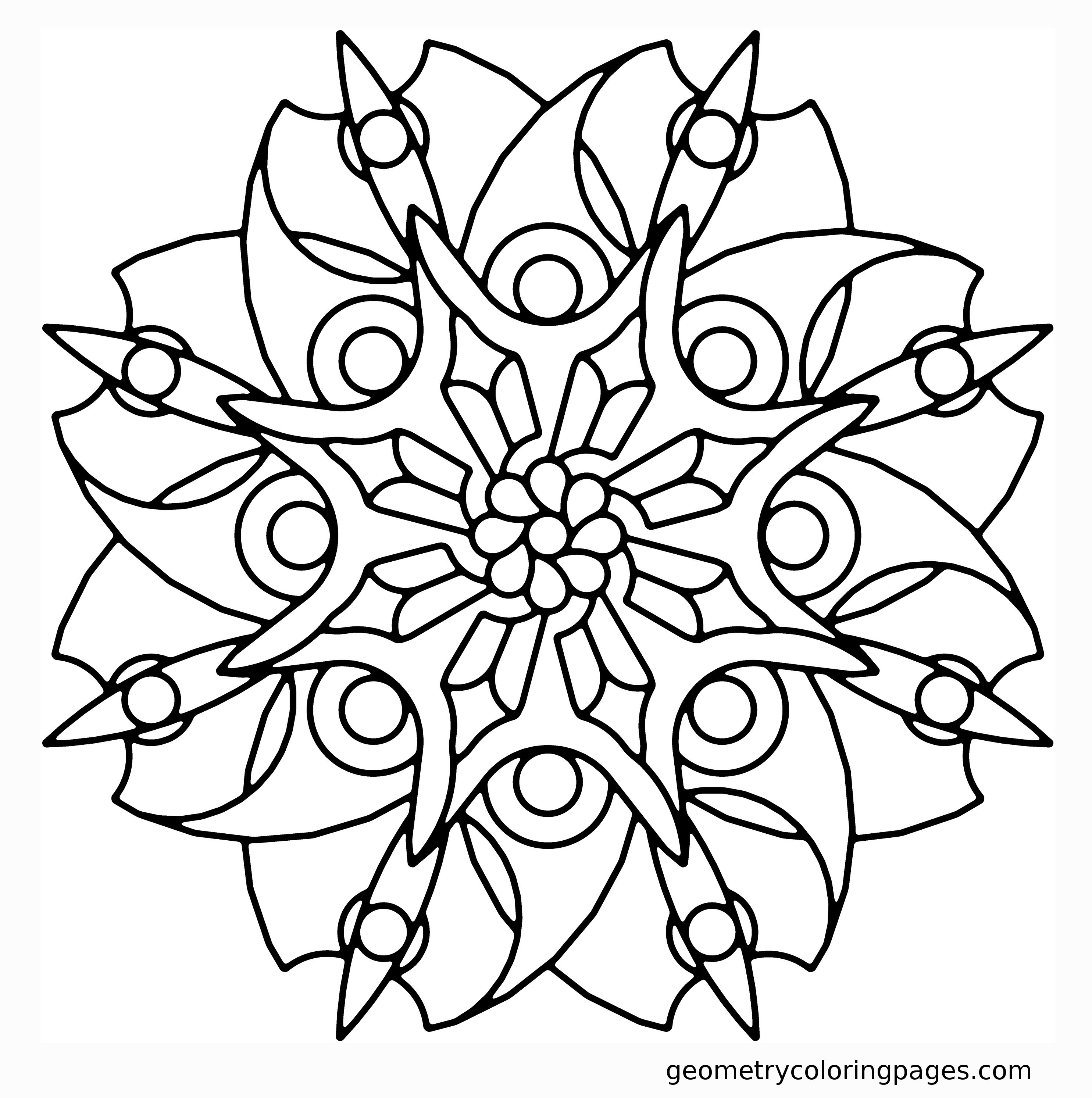 2970x2987 Geometric And Abstract This Is A Modern Mandala Coloring Page