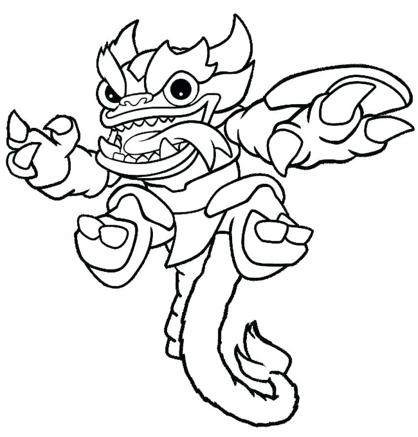 850x889 Skylanders Coloring Page Skylanders Swap Force Coloring Pages