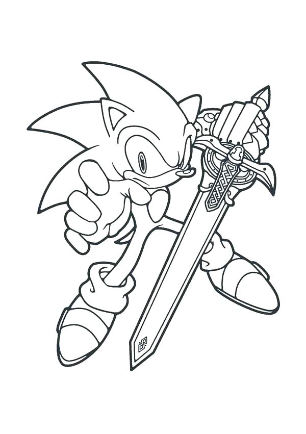 600x851 Sonic Coloring Pages Online Sonic Coloring Pages Sonic Style