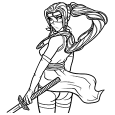230x230 Top Free Printable Ninja Coloring Pages Online
