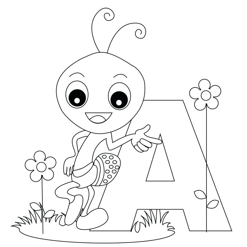 805x805 Letter Printable Coloring Pages Kids Painting Pictures Printable