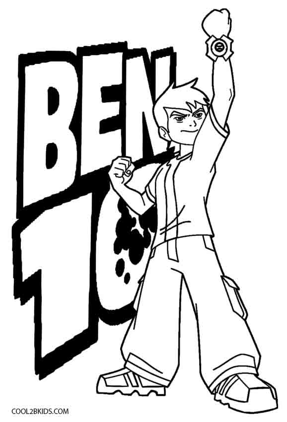 578x850 Printable Ben Ten Coloring Pages For Kids
